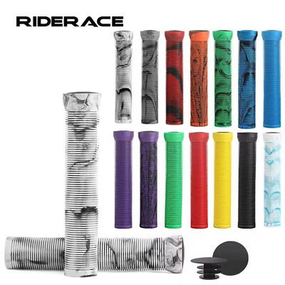 Gumijas velosipēda stūres rokturi, kas pagarina, mīksts, neslīdošs kalnu velosipēda stūres pārsegs 22,2 mm skrejriteņa BMX MTB stūres stieņiem