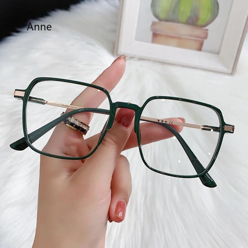 Unisex Fashion Myopia Glasses Anti Blue Light Nearsighted minus Eyeglasses 0-1-1.5-2 To-6 for Men And Women Shortsighted Eyewear