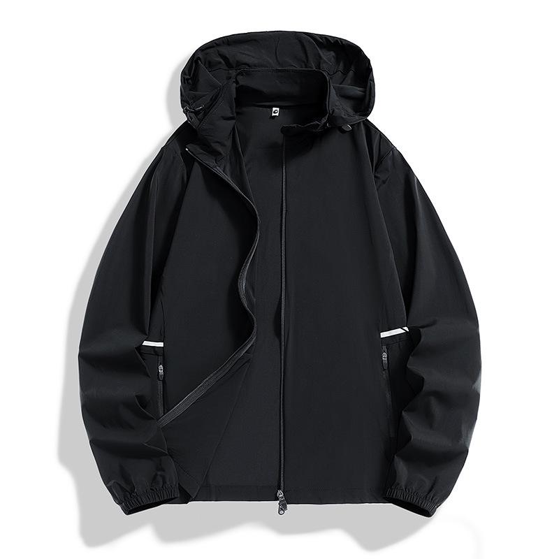 

Трансграничная летняя куртка с капюшоном: Дышащий, Тонкий Солнцезащитный Трикотаж Ледяной Шелк Women s Carbon Black