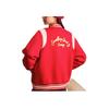 Anta Good Things Happen Series Sports Casual Simple Color Block Letter Loose Thick Jacket Women jackets Deep-Red 162518727N-1