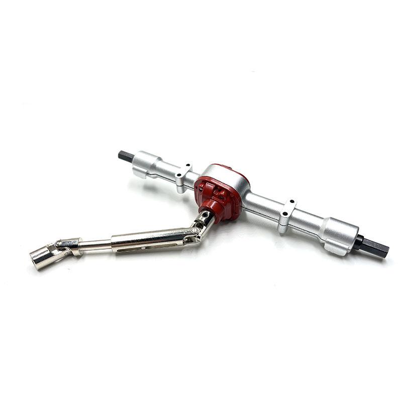 For MN 78 82 RC Car Metal Axle Assembly Upgrade Front/R Bridge Assembly Drive Shaft CVD Driveshaft With 3MM To 4MM Shaft Sleeve