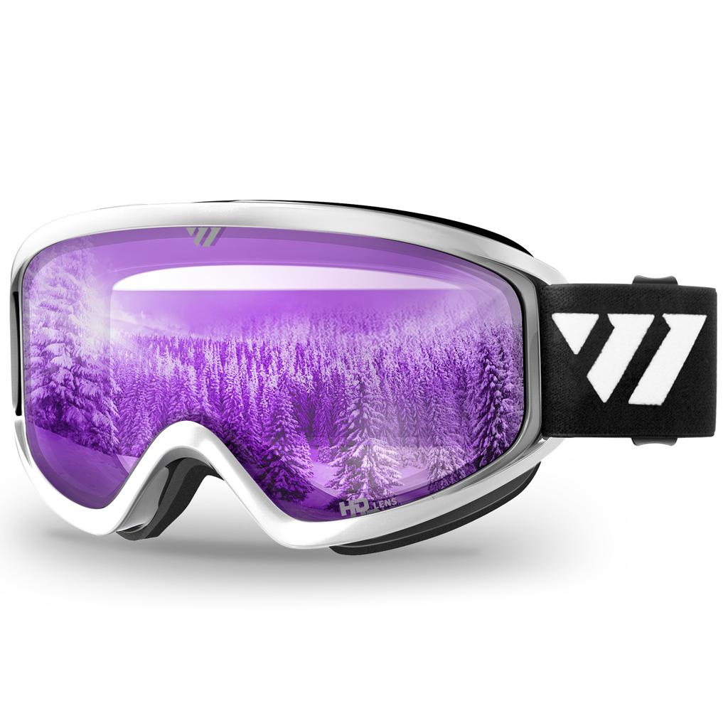 MAXJULI Professional Winter Sport Ski Goggles Double Layers Lens Anti-fog UV400 Ski Eyeglasses Skiing Snow Goggles Men Ladies W1