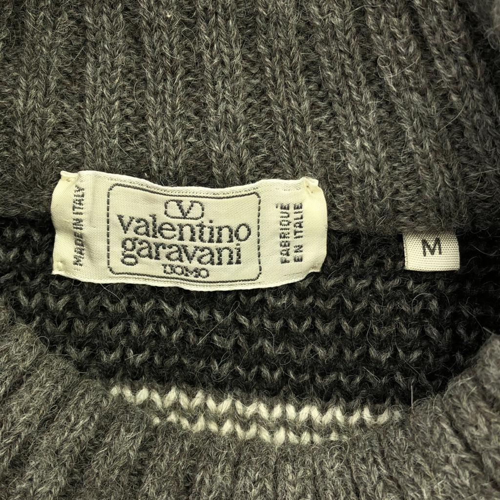 Valentino Garavani 90s Made in Italy Old Geometry Long sleeve knit Men's Used