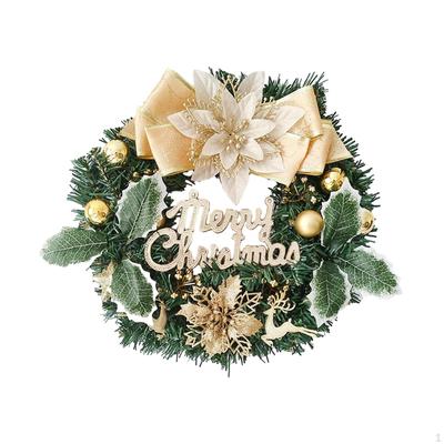 Artificial Christmas Wreath Front Door Holiday Garland Decoration for Porch