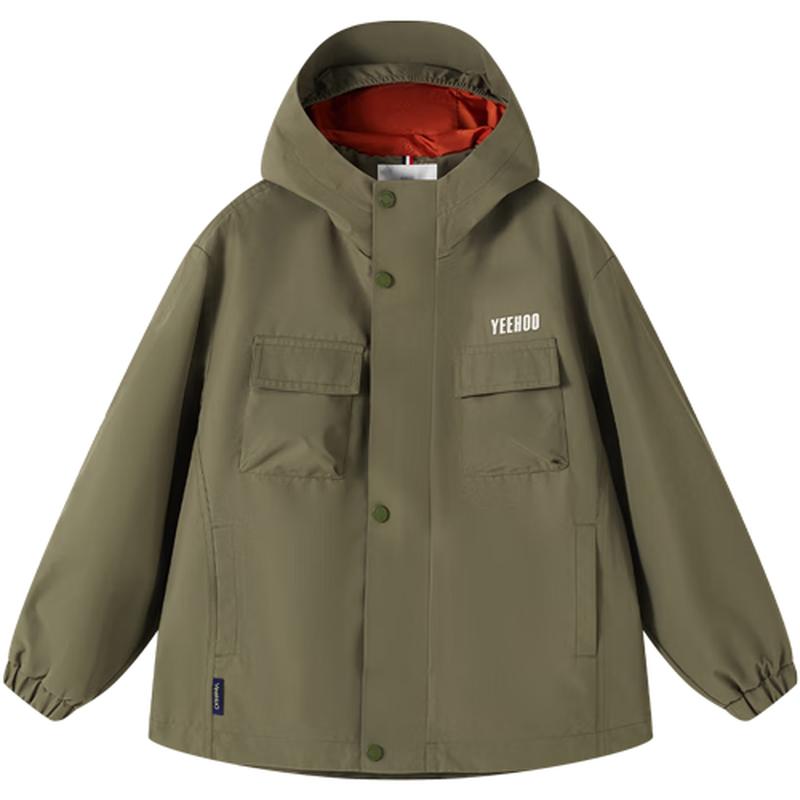 YEEHOO Kids Outdoor Windbreaker Jacket 120