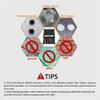 5pcs Step Drill Bit Set HSS Cobalt Metal Hole Cutter Titanium Conical Carbide Punch Tool 50 Size Perforated Drill Bits