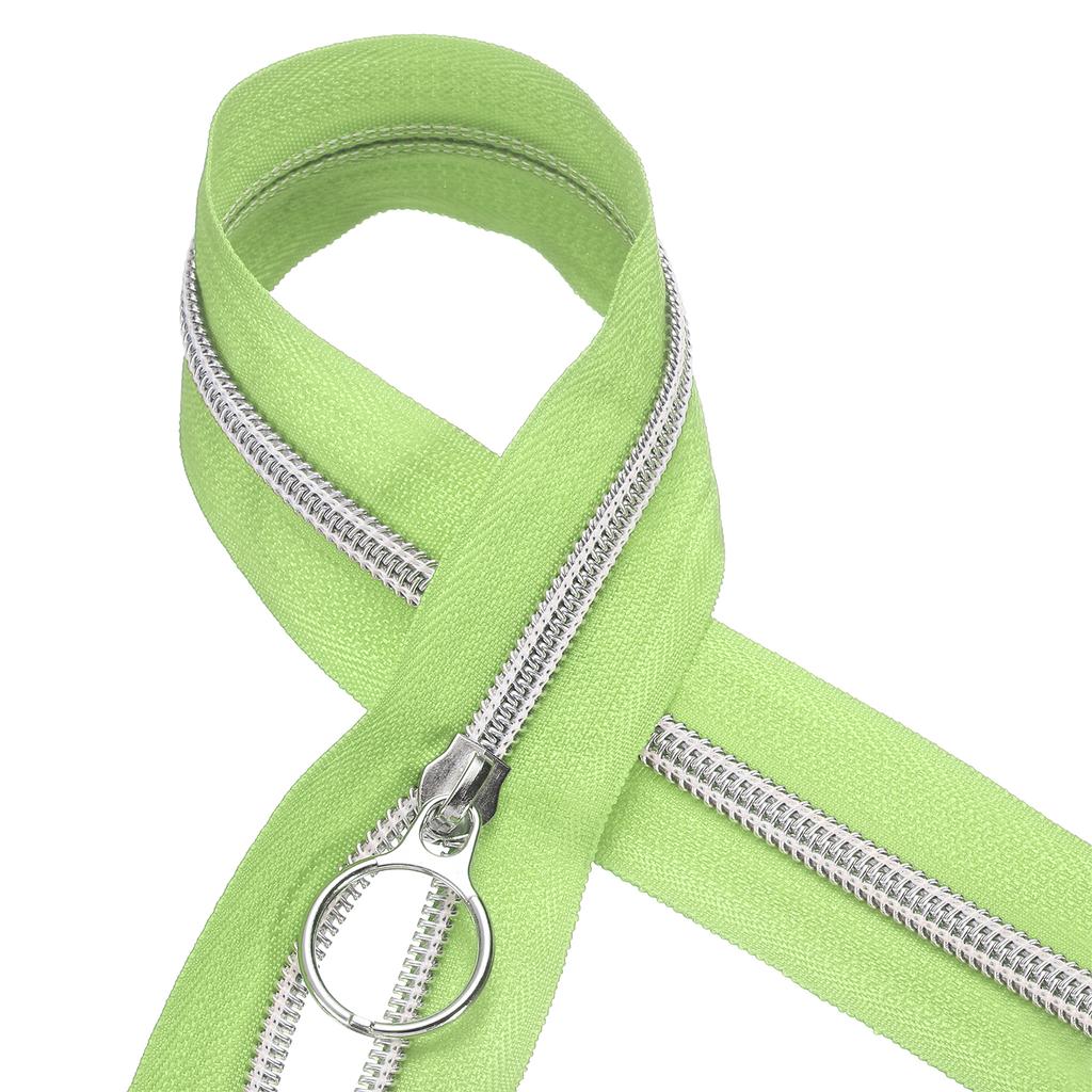 Zíperes de Bobina de Nylon Fechados Zíper de Bobina de Nylon Zíper de Bobina em Atacado com 20 Zíperes de Cor Grafite Deslizantes Para Costura DIY Roupas 10 Jardas