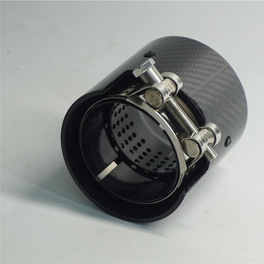 4Pcs 70MM IN 93MM OUT Glossy 100% Real Carbon Fiber Exhaust tip For BMW M Performance exhaust pipe M2 F87 M3 F80 M4 F82 F83 M5 F10 M6 F12 F13 X5M X6M