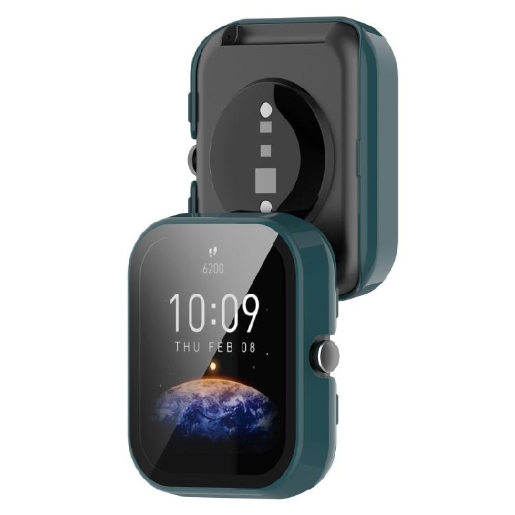 Watch Bumper for Case Screen Protector with Tempered Film for AmazfitBIP U/for P