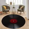 Popular Vinyl Record Round Rug Retro Living Room Decoration Carpet Music Record CD Bedroom Decoration Carpet Bathroom Door Mat