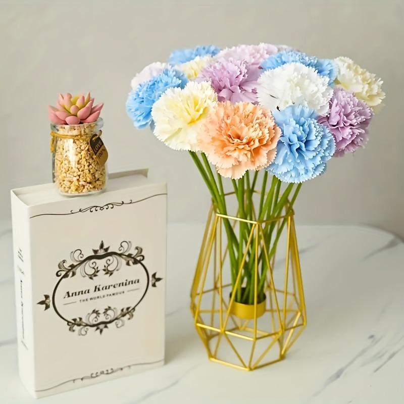 100 Artificial Flower Stems DIY Handicrafts Plastic Rod with Metal Wire Core for Floral Lotus Sunflower Water Lily Support Tube