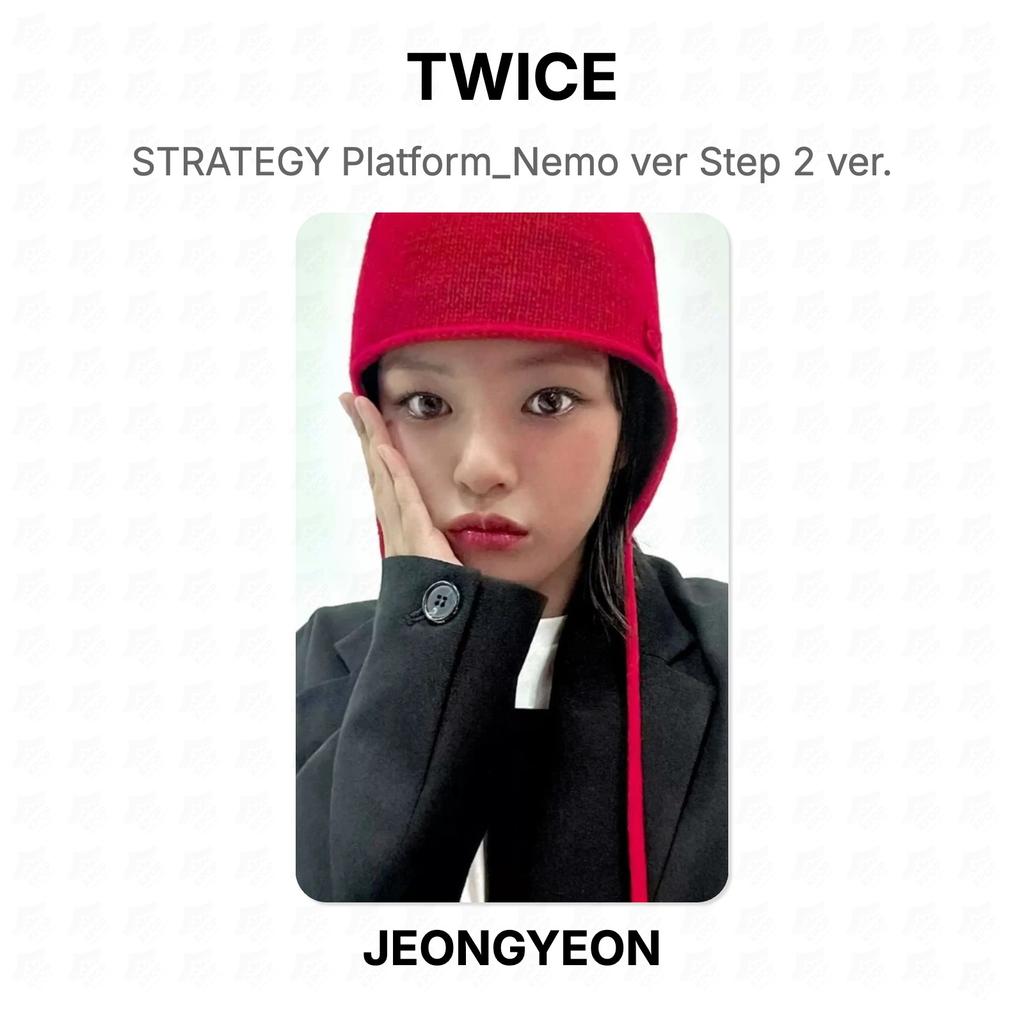TWICE STRATEGY Platform_Nemo ver Step 2 ver. Official Photocard