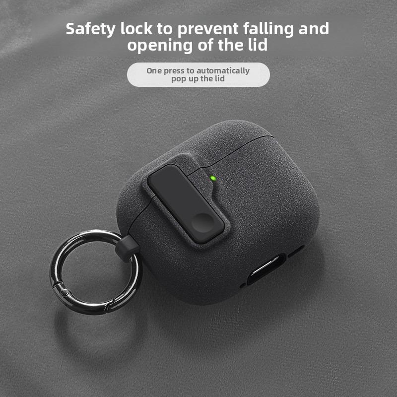 Applicable To AirPods 4th Generation Earphone Case Apple AirPodspro 2nd Generation Wireless Bluetooth Button Earphone Case Soft Case