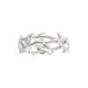 Silver Thorn Branch Rings Women Adjustable Rings for Engagement Proposal Lucky Branch Hollow Finger Ring Jewelry Gifts