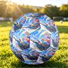 Einteiliger Fußball Größe 5, Strapazierfähiger Standardfußball für Training, Spiel und Außensportarten