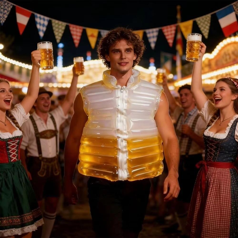 Portable Beer-Filled Jacket Leak-proof Refillable Beverage Jacket Hilarious Cooler Vest Pools