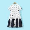 Girls' Korean Style Polka Dot Summer Dress