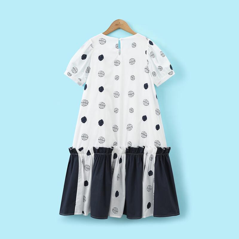 Girls' Korean Style Polka Dot Summer Dress