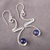 Sodalite Handmade Gemstone Earrings, 925 Solid Sterling Silver Earrings  Antique Jewelry, Pendant For Engagement Gift
