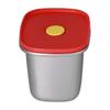 Lunch Box Red Excellent Sealing Easily Clean Environmental Protection Food Storage Containers for Students550ml