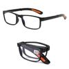 Vintage PC Reading stylish lightweight Glasses Blue+Grey Square Frame Ultra Light Frame Eye Protection Men ladies