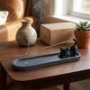 Mobile Cat Black Cat Incense Stick Holder 3D Printed Cat Incense Tray  Yoga Room