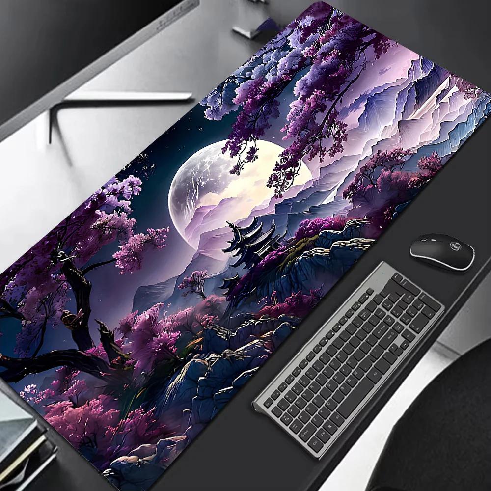 Ink Landscape Scenery Mouse Pad Large Gaming Mousepad Durable Desk Pad Office Carpet for Computer Mouse Nonslip Rubber Mat