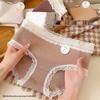 10A Antibacterial Lace Mid-Waist Women's Briefs: Pure Cotton, Skin-Friendly, Breathable, Comfortable for Young Girls
