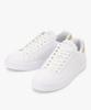 Armani Exchange Women'S Metal Patch Logo Pattern Sneakers _Off White_A426175501