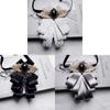 Solid Color Butterfly Tie With Rhinestone Decor And Polyester Fabric For Formal Events And Weddings