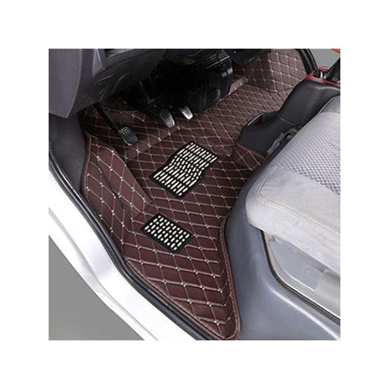 

New and Old Models of Changan Kuayue Wang X7 Special Single and Double Row Car Floor Mats Leather 0.1kg Seat 5-Seater Small Cargo Truck Floor Mats Cross King X7 Front Row [Indentation Black]