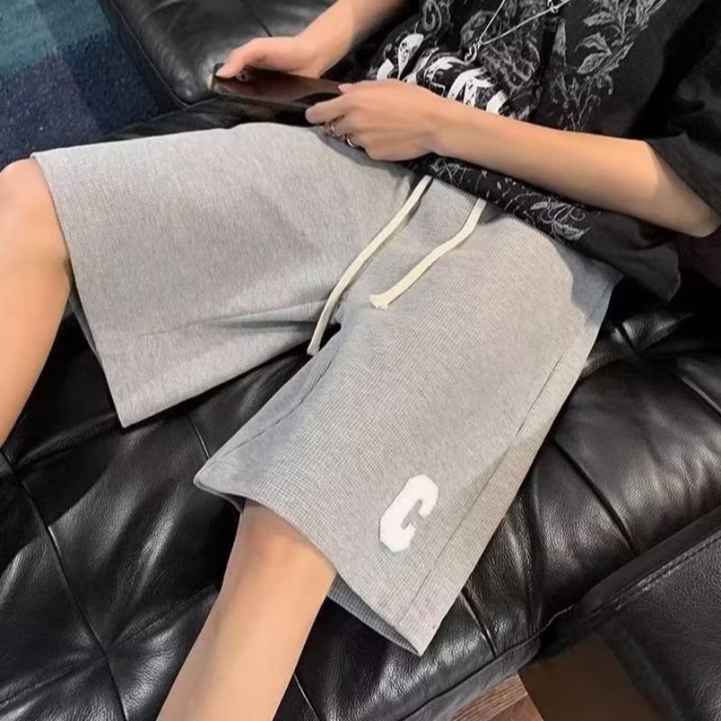 Pantaloncini Uomo Estivi Sottili Sportivi da Basket a Cinque Punti Pantaloni Medi alla Moda Pantaloni Casual da Spiaggia