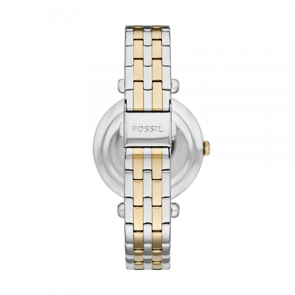Fossil Montre Tillie à trois aiguilles pour femme en acier inoxydable doré