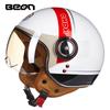 Beon Motorcycle Spring and Summer Helmet, Stylish and Cool, Unisex, Lightweight, Semi-covering, Retro Style