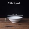 Xingrong Simple White Ceramic Serving Bowls