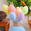 Colorful Easter Egg Picks Set Decorative Pastel Speckled Easter Egg Stems Suitable for Vibrant Holiday Atmosphere