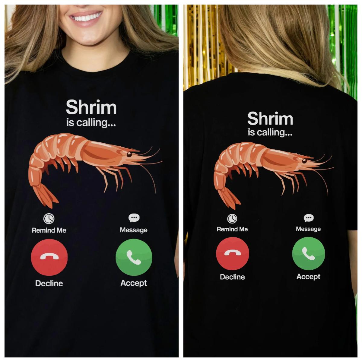 The shrimp reminds me of the message and refuses to answer the call The funny shrimp emoji is simple and humorous S