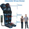 6 Modes Electric Leg Muscle Relaxer Air Compression Massage Boot Relieve Foot Fatigue Heating Leg Massager