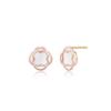 Stylus Thumb Color Flower Cut 3 Mop Earrings_232100021