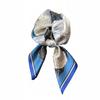Scarf with print, women' synthetic silk, gift scarf, 70x70