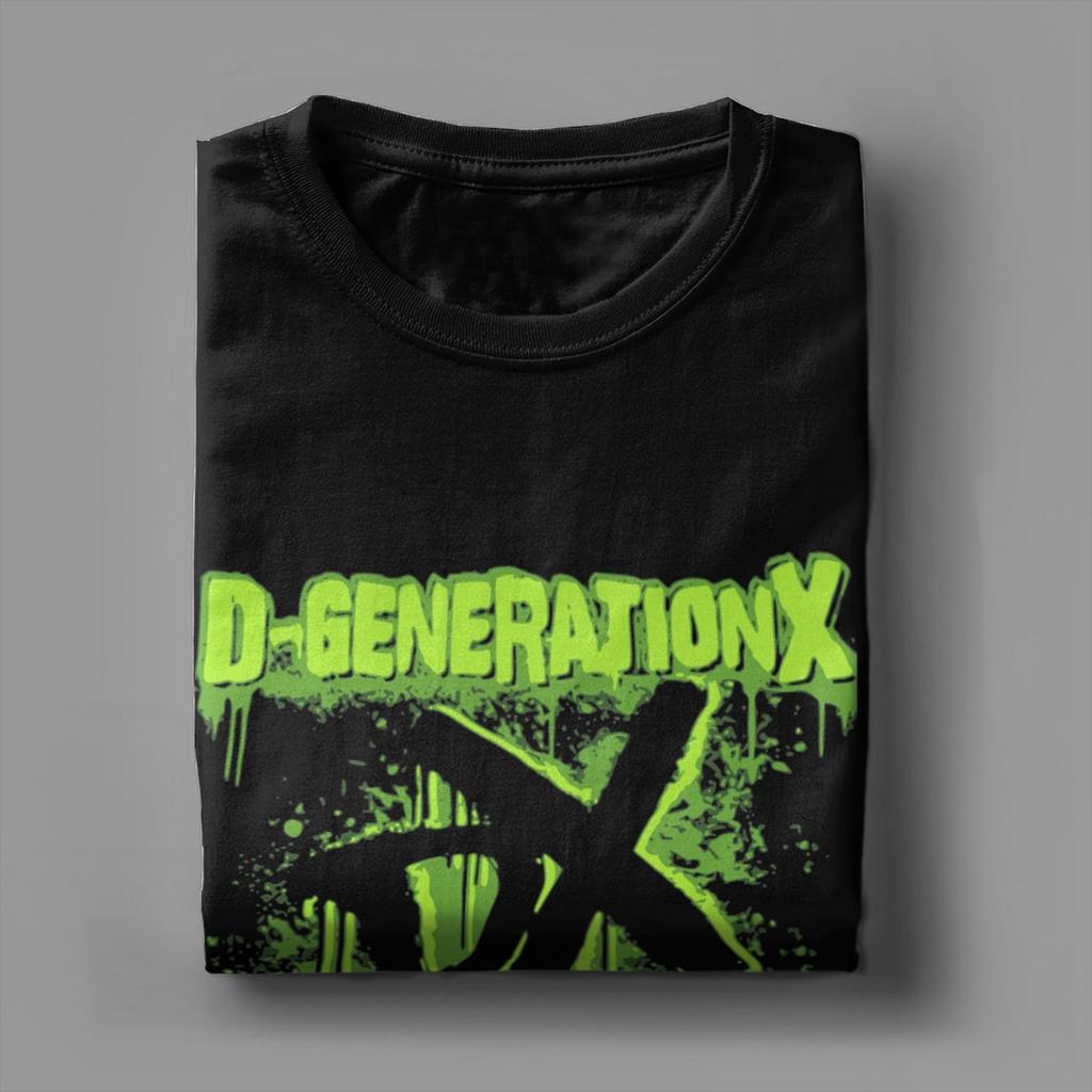 D-Generation-X Wrestling Men T Shirt Wrestler Boxer Casual Tee Shirt Short Sleeve O Neck T-Shirts Cotton Original Merch