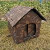 Outdoor Cat House Warm Insulated Bed Comfortable Weatherproof Dog Nest Shelter Kitty