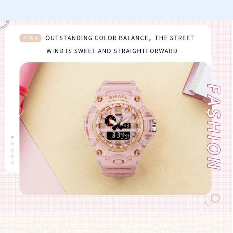 SMAEL Orologio da donna Polso Braccialetto bianco Sport per la corsa  Cronometro Orologi impermeabili Per bambini Orologi sportivi da donna  Bambino acquista in modo economico — spedizione gratuita, recensioni reali  con foto —