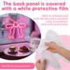 Bow Neon Sign Decor Light Board Wall Hanging Light Advertisement with Dimmable Switch Neon Light Sign for Girl Room OR Store