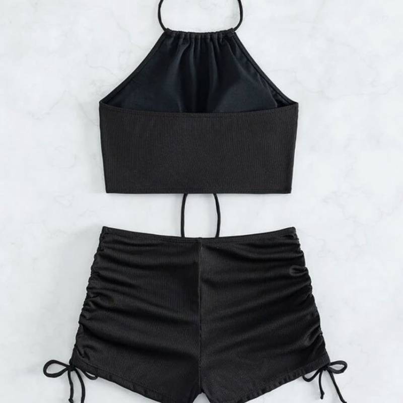 Nylon Bikini Swimsuit For Women With Padded Top And Classic Cut For Beach And Water Sports