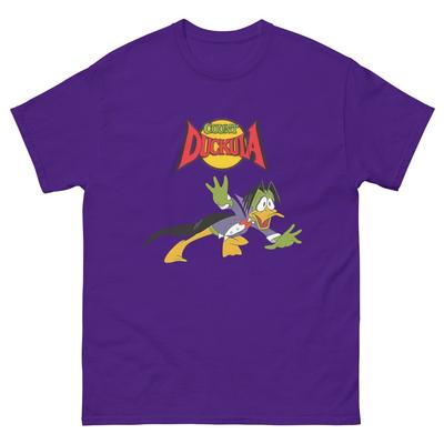 Maglietta Count Duckula, Retro, Unisex, Maglietta Personaggio Cartone Animato Vintage Count Duckula