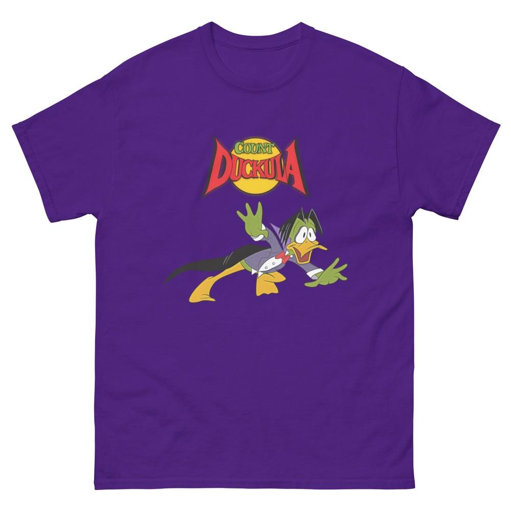 

Count Duckula Tee, Retro, Unisex, Vintage Cartoon Character Count Duckula Tshirt XL