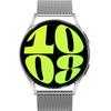 Bracelet + Case with Screen Protector for Samsung Galaxy Watch 6 44mm, Silver