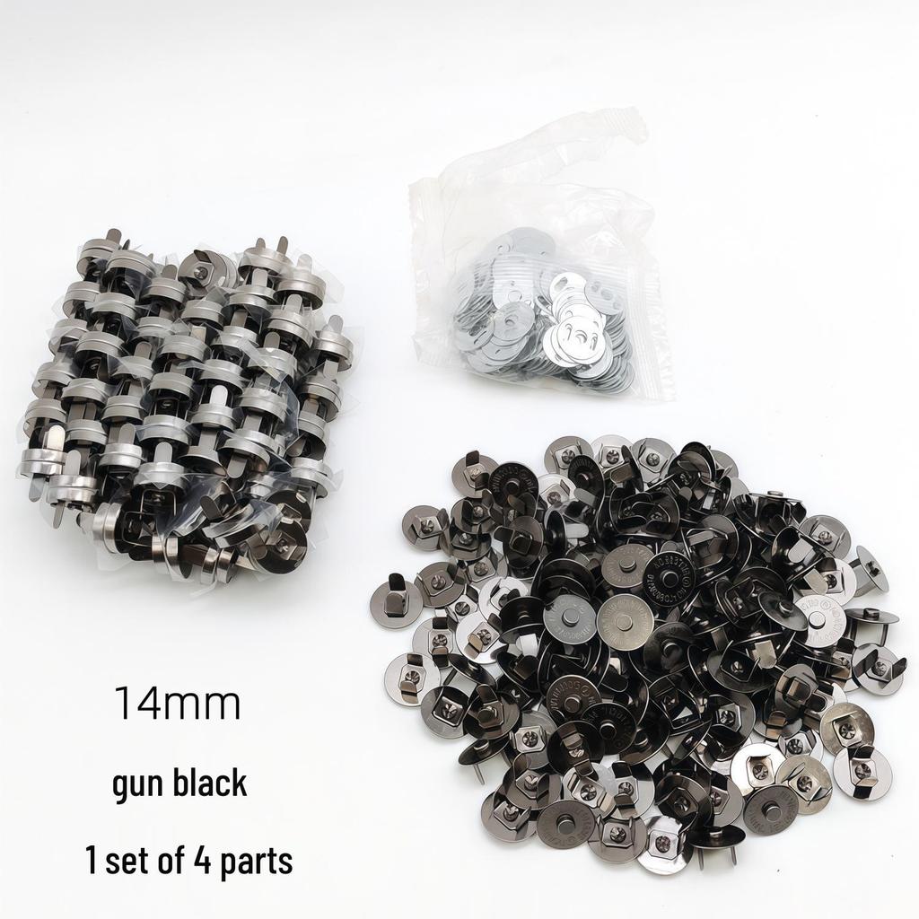 Four-in-One Strong Magnetic Buckle for Clothing and Bags - Hidden Sew-Free Snap