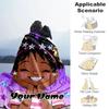 1PC Custom Name Starry Night Smiles outdooor Flannel blankets Throw Blanket All-Season Throw Gift Bedspread for Couch, Bed, Camping Holiday Birthday g